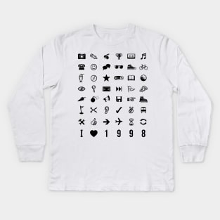 I Love 1998 Kids Long Sleeve T-Shirt